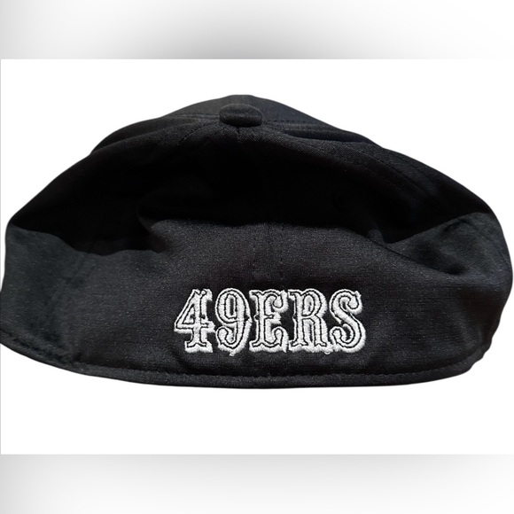 🆕 black New Era 39THIRTY SF 49ers stretch-fit hat in size large-xlarge - Picture 4 of 5